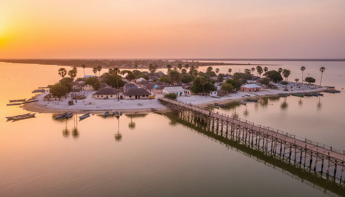 Imagine an entire West African village where the very ground beneath your feet, and even the graves of your ancestors, are made entirely of billions of discarded clam and oyster shells.
