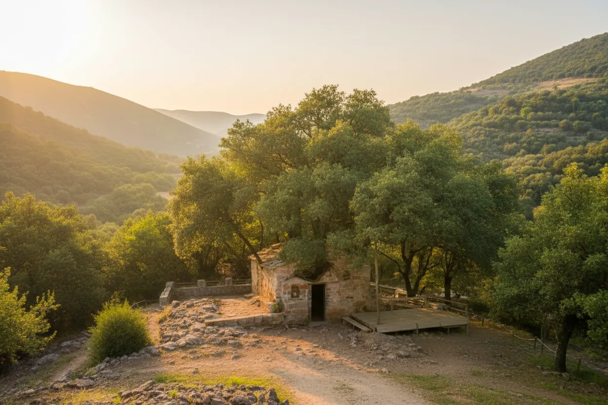 Agia Theodora, Vasta