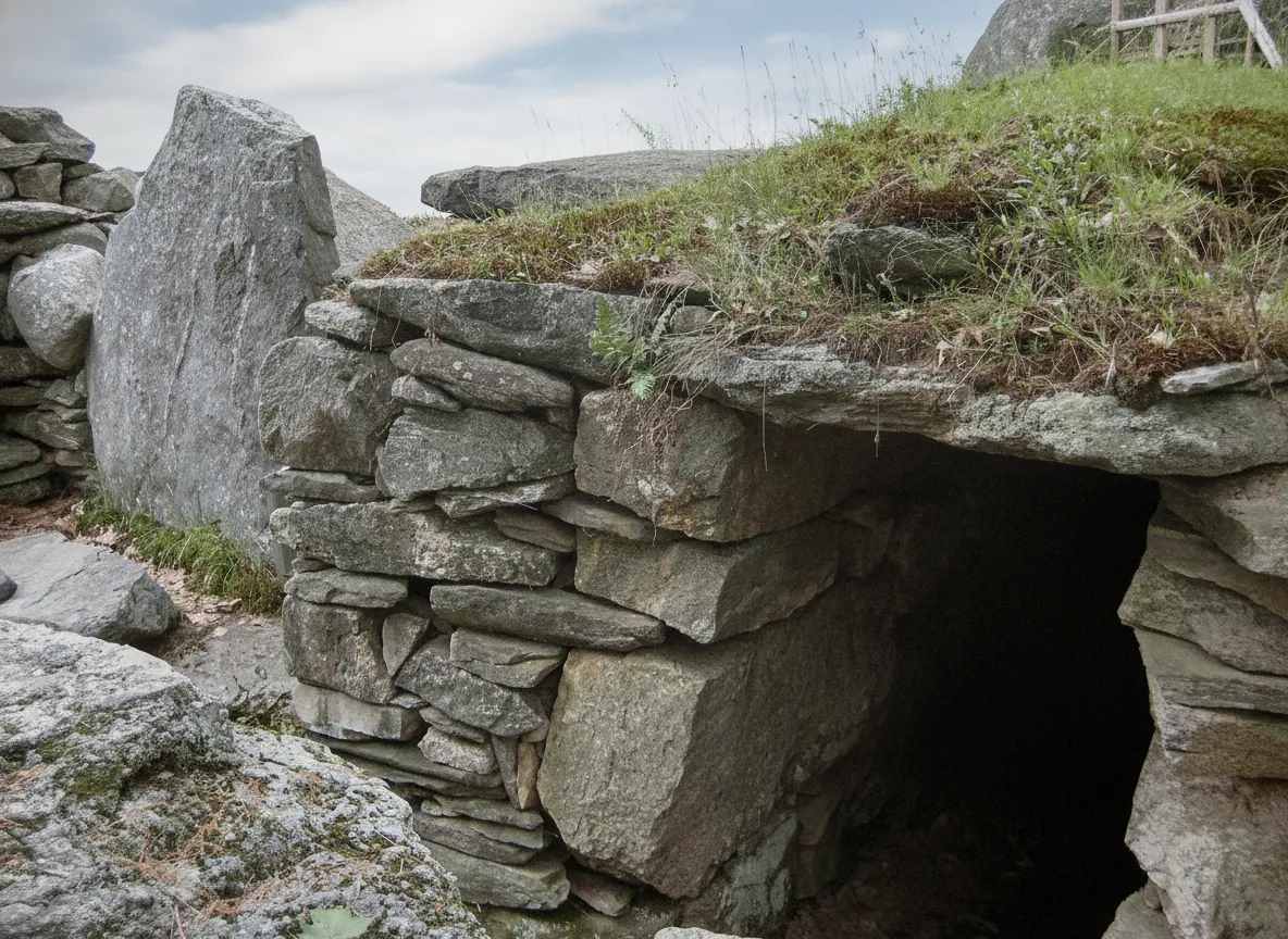 The mysterious Oracle Chamber at America's Stonehenge, an underground stone structure with unique acoustics.