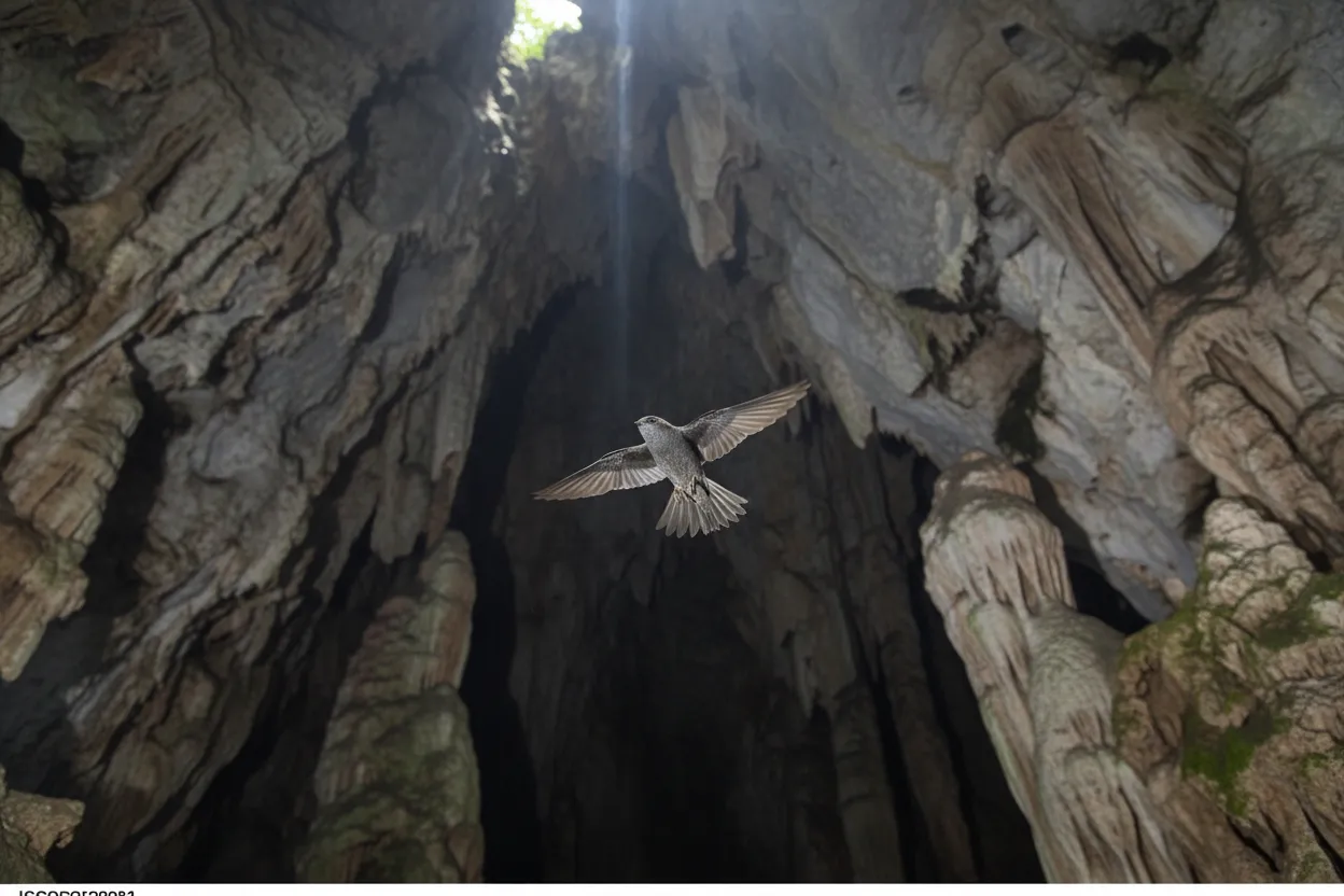 Lush green jungle path leading to the hidden entrance of Anatakitaki Caves on Atiu Island.