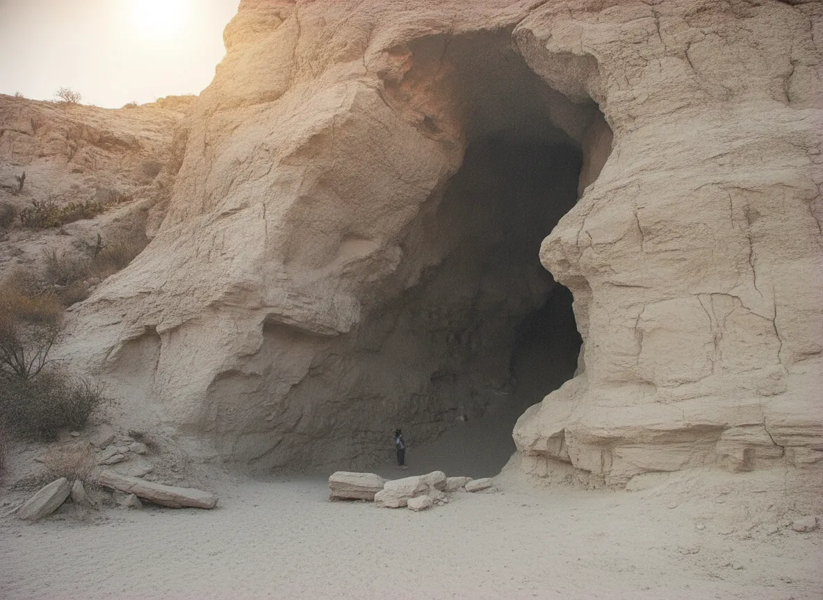 Deep beneath the sun-baked surface of the Anza-Borrego Desert lies a vast, labyrinthine network of caves carved entirely from fragile mud.