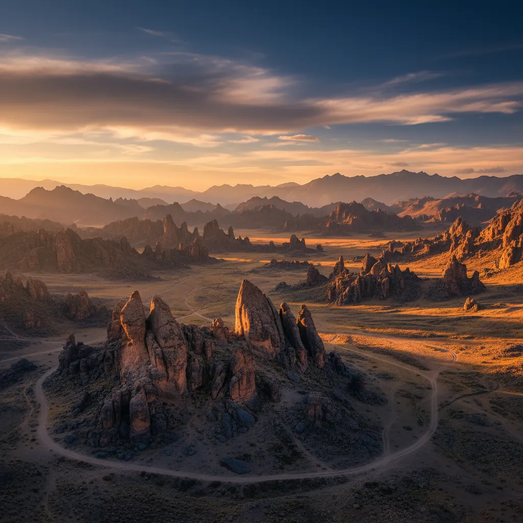 Imagine sailing through an ancient, fossilized ocean high in the Andes, where colossal stone ships stand eternally docked.