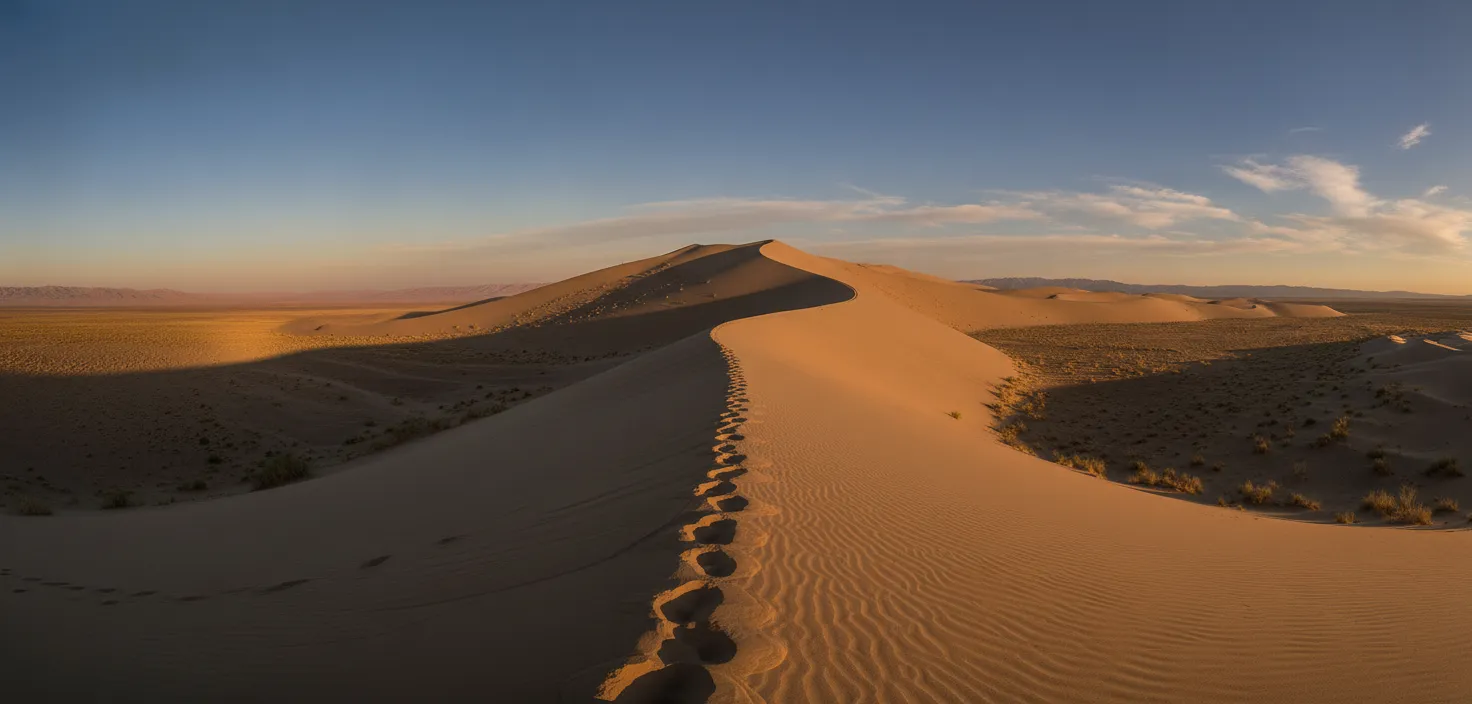Stand at the base of these towering desert dunes and listen as they hum, whistle, and roar like an organ, a phenomenon that has baffled and enchanted travelers for centuries.