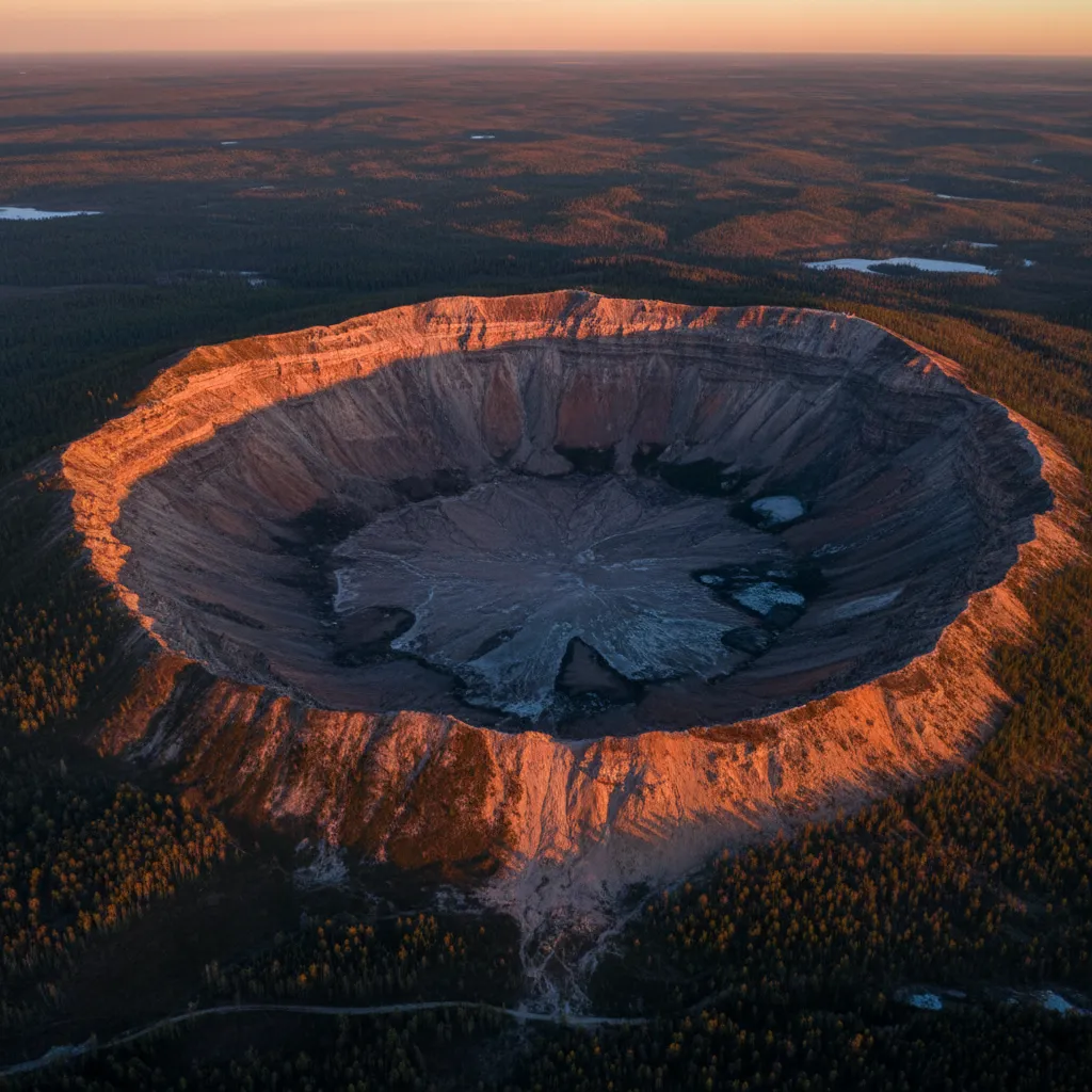 A terrifying, mile-long gash in the Siberian permafrost known as the 