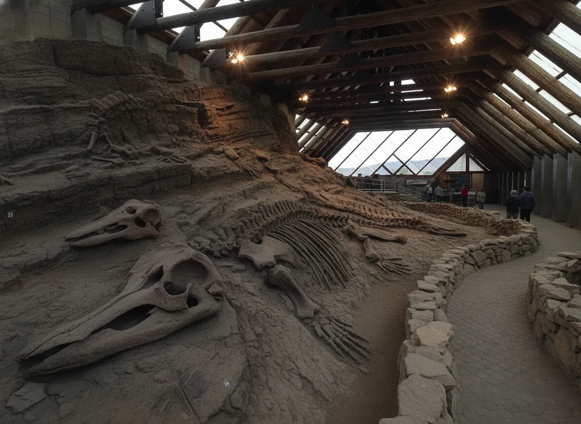 Panoramic view of the remote Nevada high desert landscape surrounding Berlin-Ichthyosaur State Park