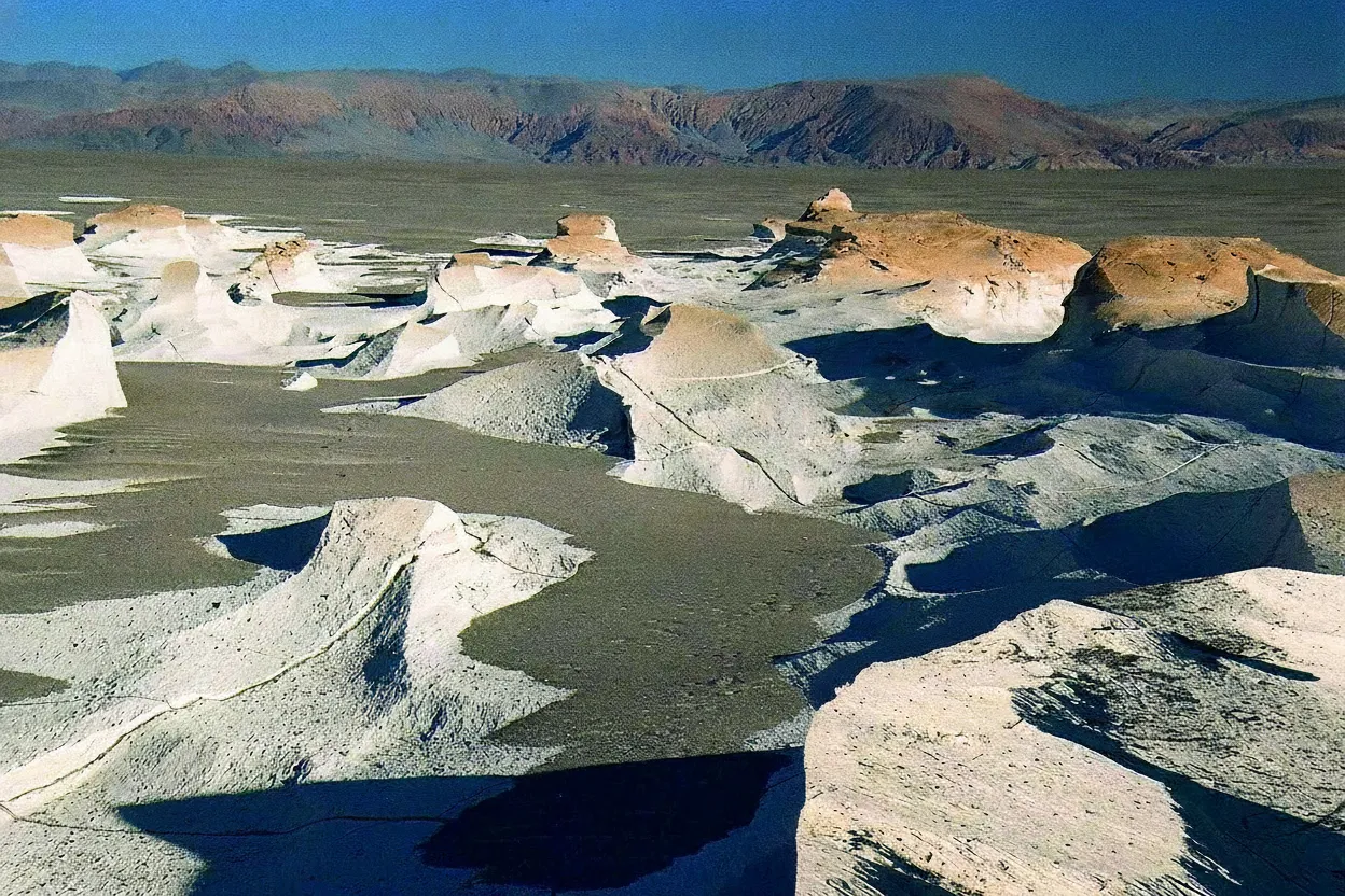 Close-up of a unique mushroom-shaped pumice rock formation with intricate patterns, showcasing the erosion in Campo de Piedra Pómez.