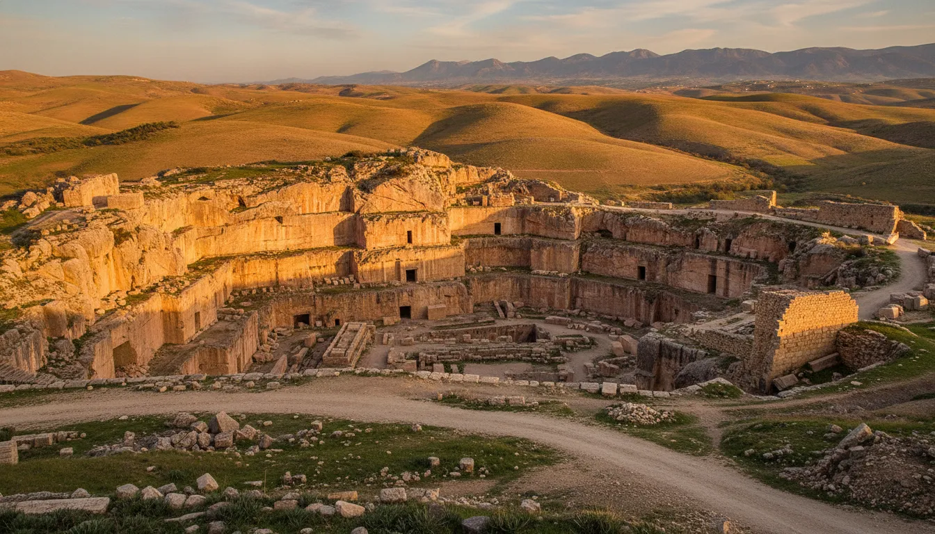 A forgotten Roman city built around a mountain of prized golden marble, where emperors once quarried stone and, bafflingly, may have trained elephants for war.