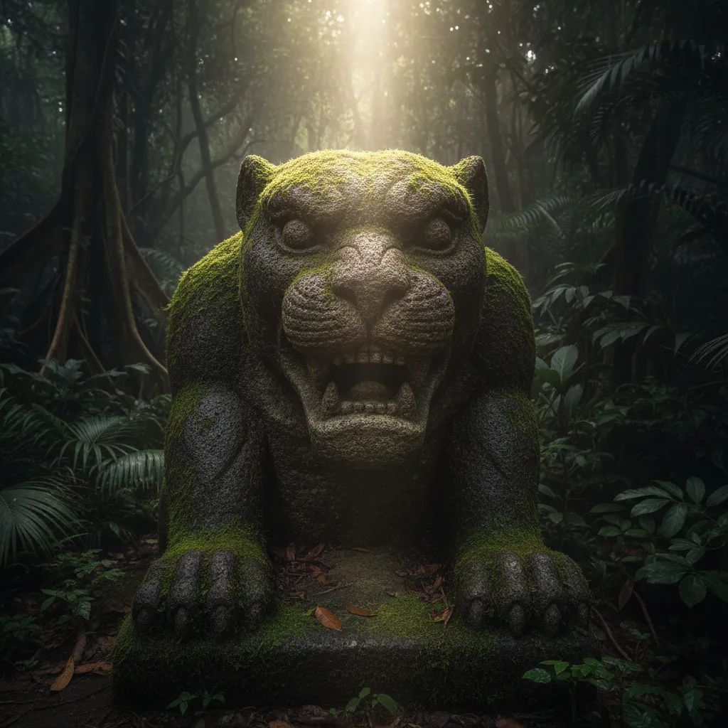 Dense, untouched rainforest canopy of La Mosquitia, Honduras, hiding ancient secrets