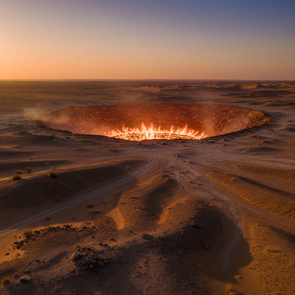 Darvaza Gas Crater (The Door to Hell)