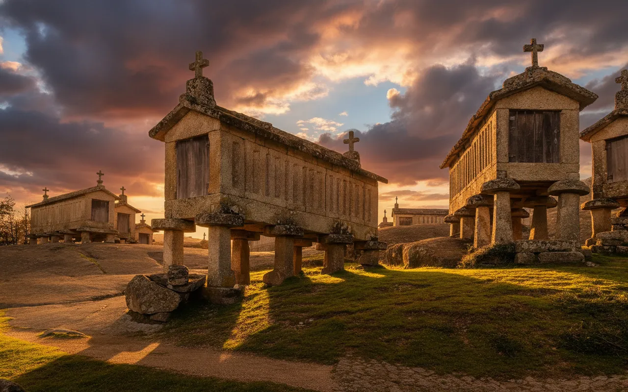 Imagine a remote mountain village where the ancestors' crops are still stored in a field of miniature stone temples, each standing guard over the harvest for centuries.