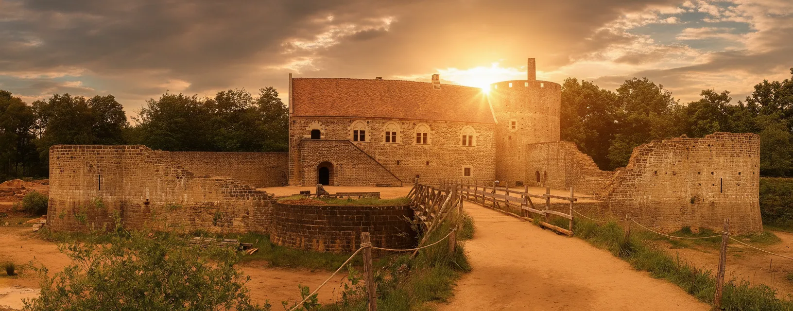 Imagine an entire medieval castle, complete with towers, walls, and moats, being built from scratch today using only 13th-century techniques.