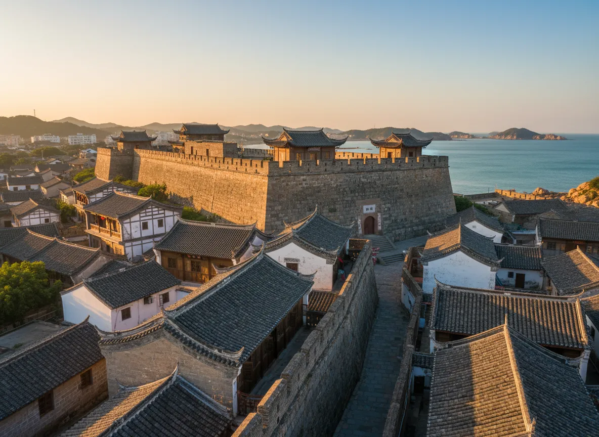 Imagine a village where your entire community lives literally *inside* a 600-year-old fortified city wall, its ancient stones forming the very foundations of modern homes.
