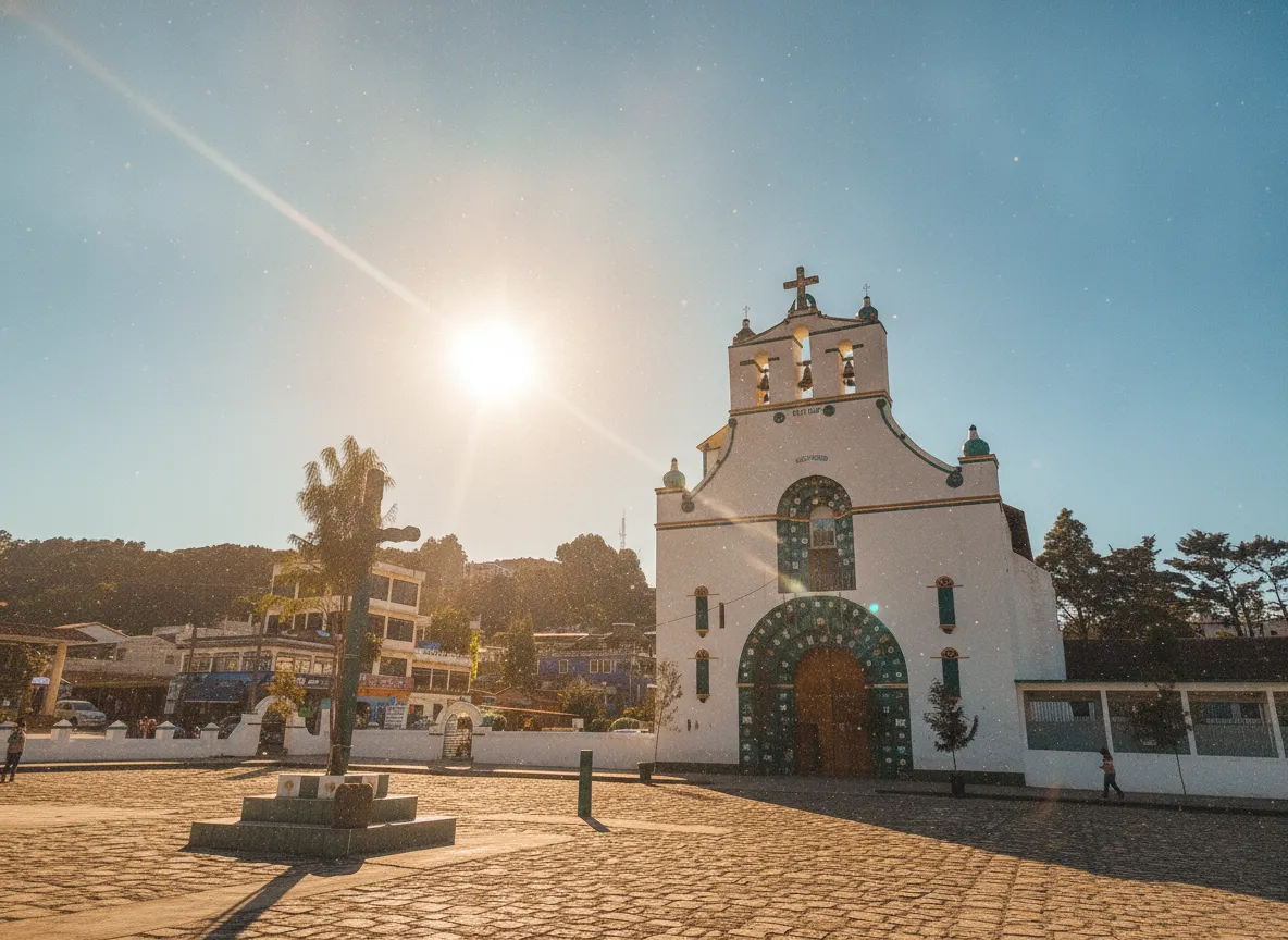 Step into a church where ancient Mayan beliefs intertwine with Catholic ritual, and the air is thick with incense, flickering candlelight, and the sounds of shamanic healing.