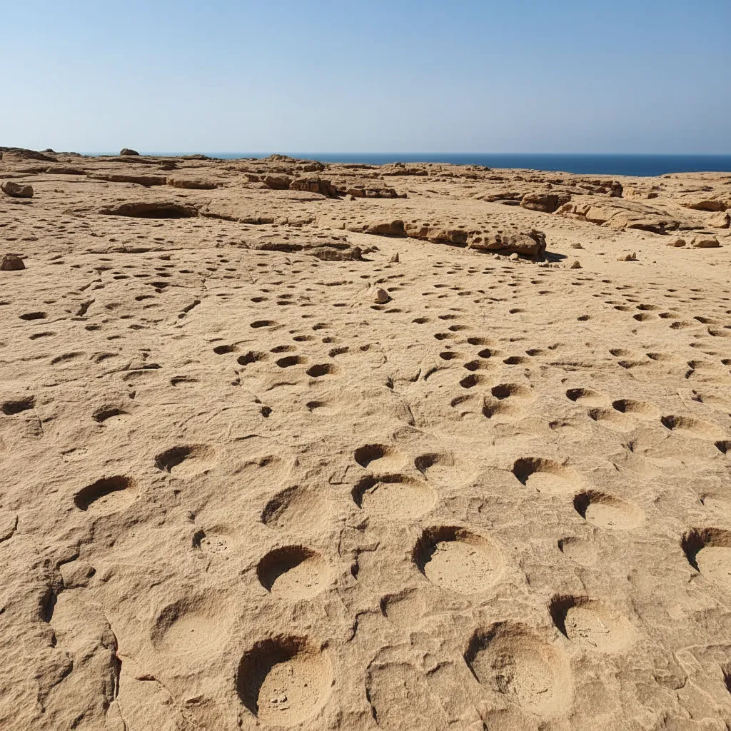 Close-up of intricate boat carvings etched into the sandstone at Jabal al-Jassasiyah, showing details like masts and sails.