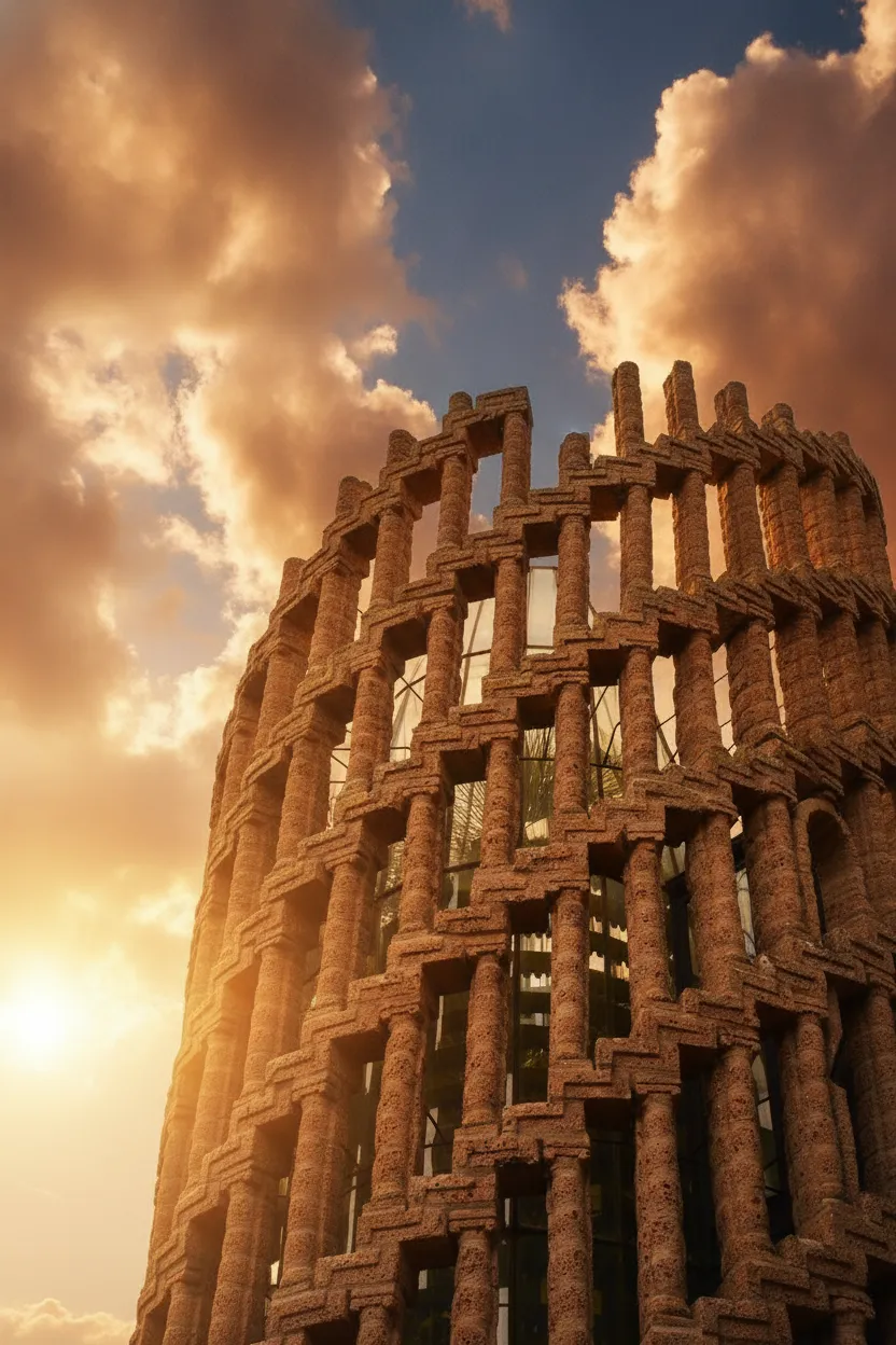 Step into the mind of an eccentric architect who built his own 'Ideal City' – a surrealist, theatrical autobiography in stone, complete with a tiny Pantheon, Colosseum, and Pyramid, all crafted from local tuff rock.