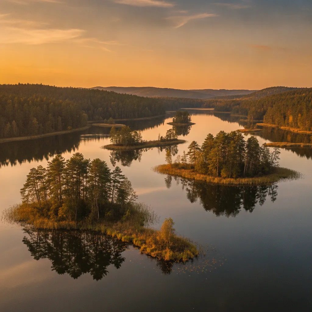 Imagine a lake hidden in the Carpathian Mountains where entire islands, complete with their own forests, drift aimlessly across the surface like miniature, arboreal argosies.