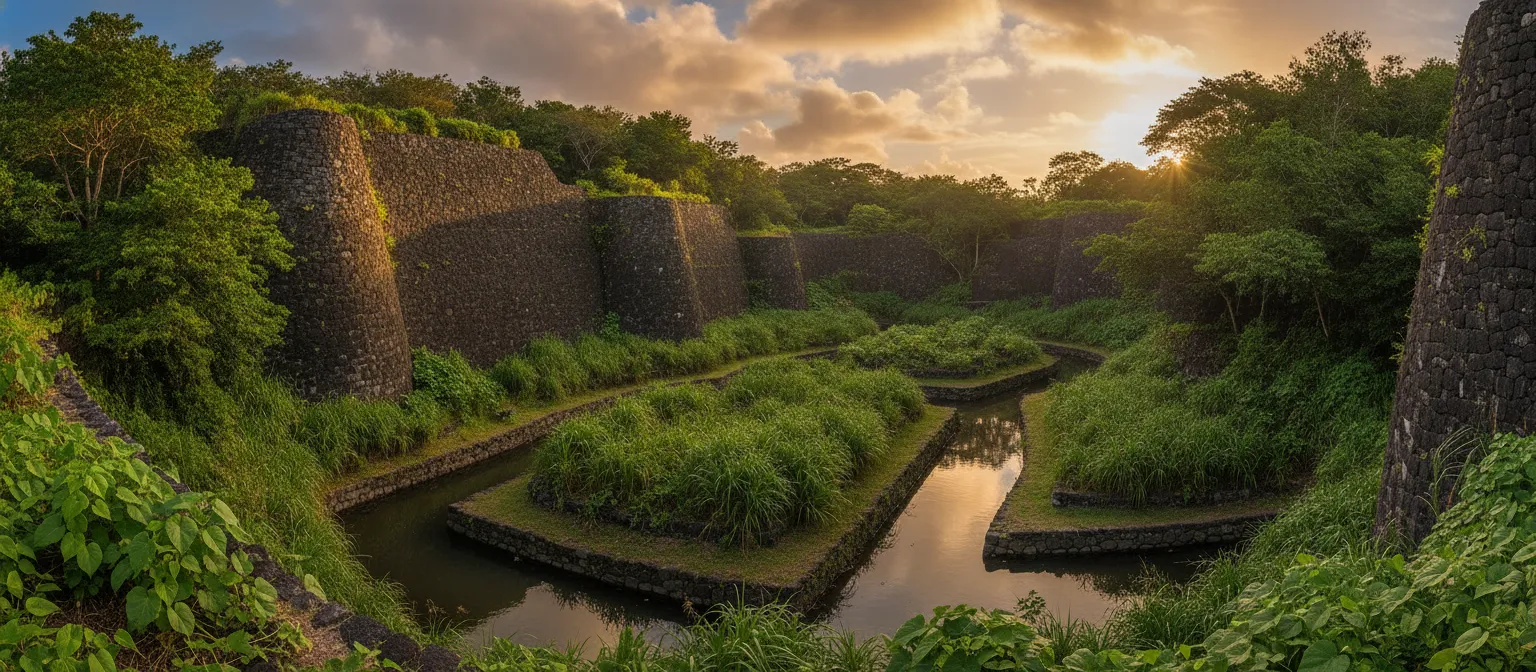 On a tiny Micronesian island, an ancient city of colossal basalt walls and artificial canals lies shrouded in jungle, a testament to a forgotten maritime empire.