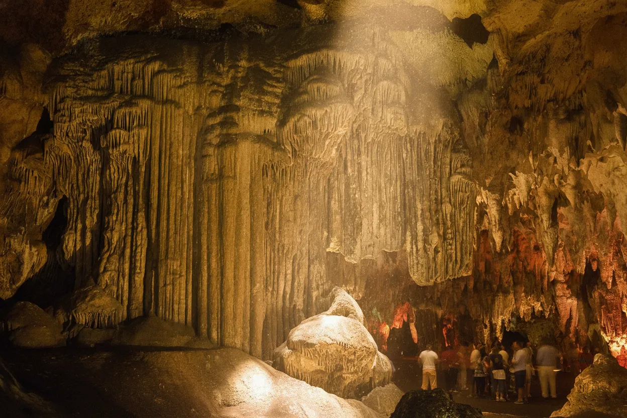 Descend into a sprawling underground labyrinth that Maya priests once believed was a portal to Xibalba, the underworld, complete with ancient murals and 'singing' stone columns.