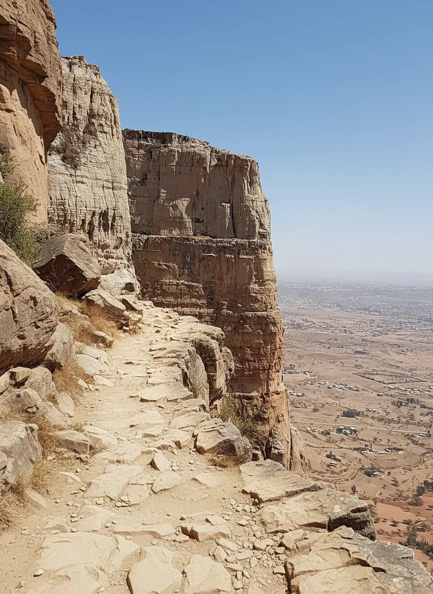 Vibrant 17th-century murals inside Maryam Korkor church, Ethiopia