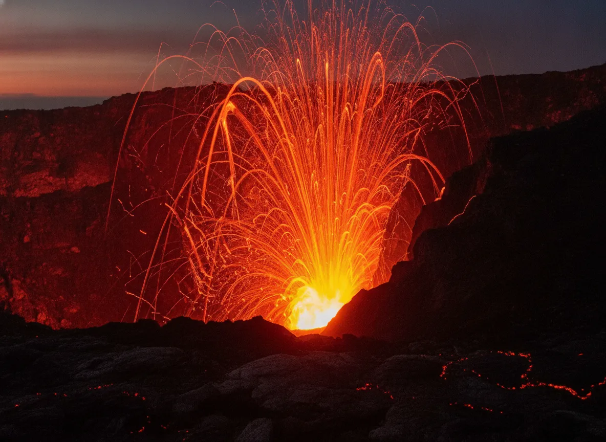 Stand at the rim of one of the world's most accessible active volcanoes and witness explosive eruptions that paint the night sky with molten fire, an experience so raw it feels prehistoric.