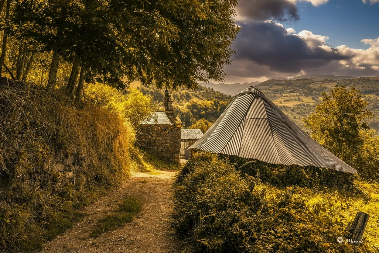Step into a village where the houses are ancient, circular, stone and thatch dwellings, some still inhabited, like something out of a forgotten Celtic legend.