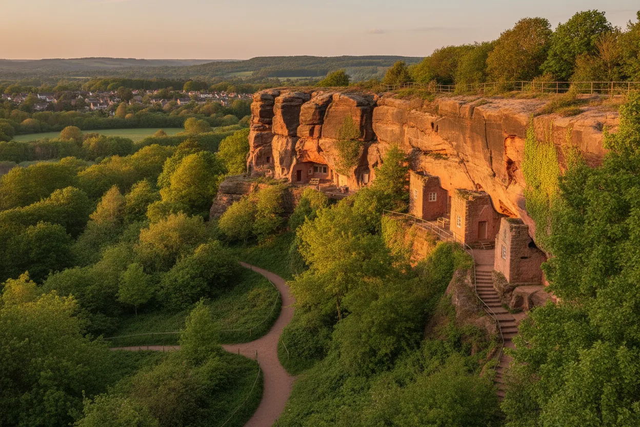 Imagine living inside a sandstone cliff face, not centuries ago, but right up until the 1960s.