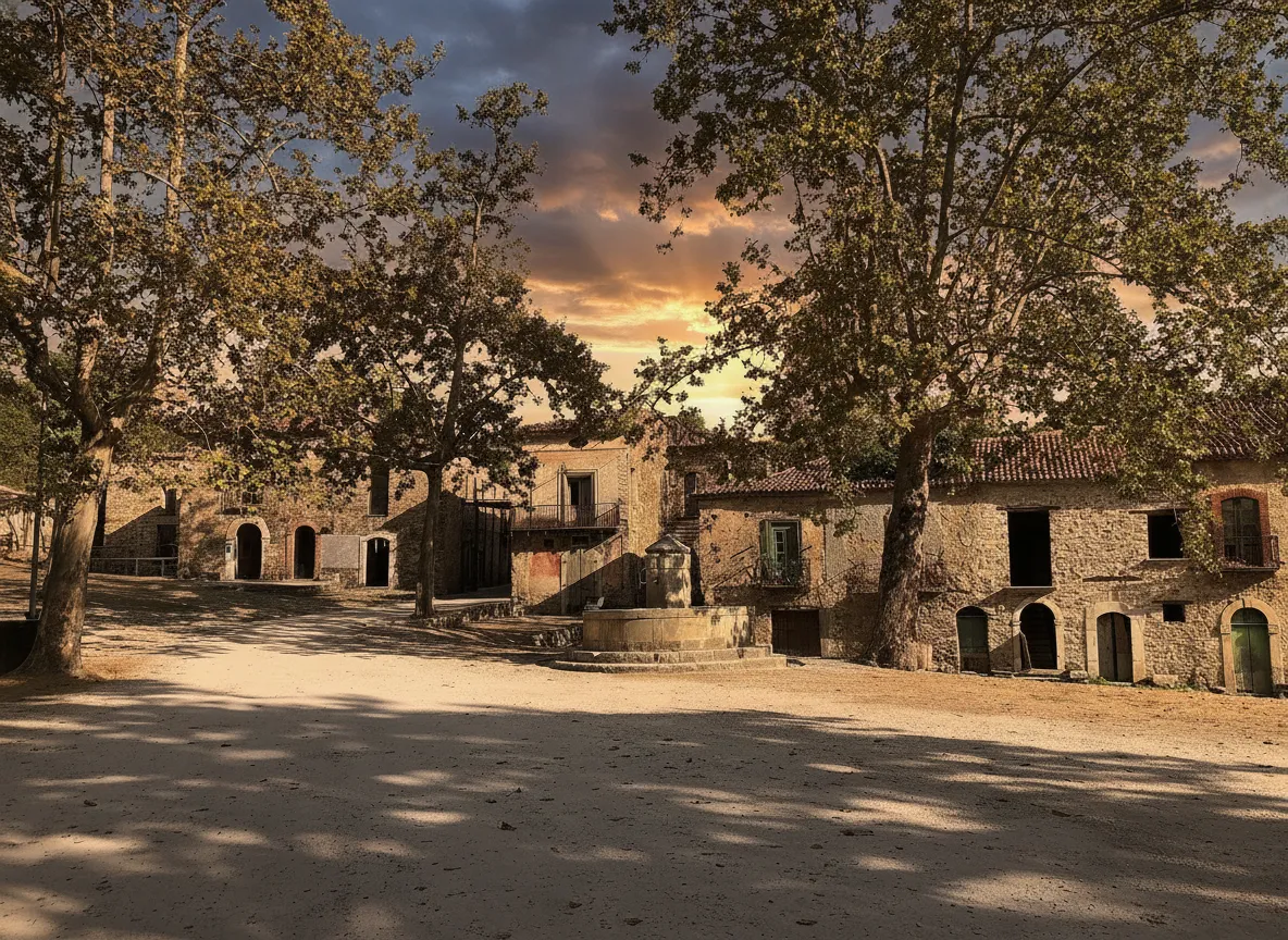 A ghost town in Southern Italy, virtually abandoned for decades due to landslides, but kept alive for years by a single, tenacious resident who refused to leave.