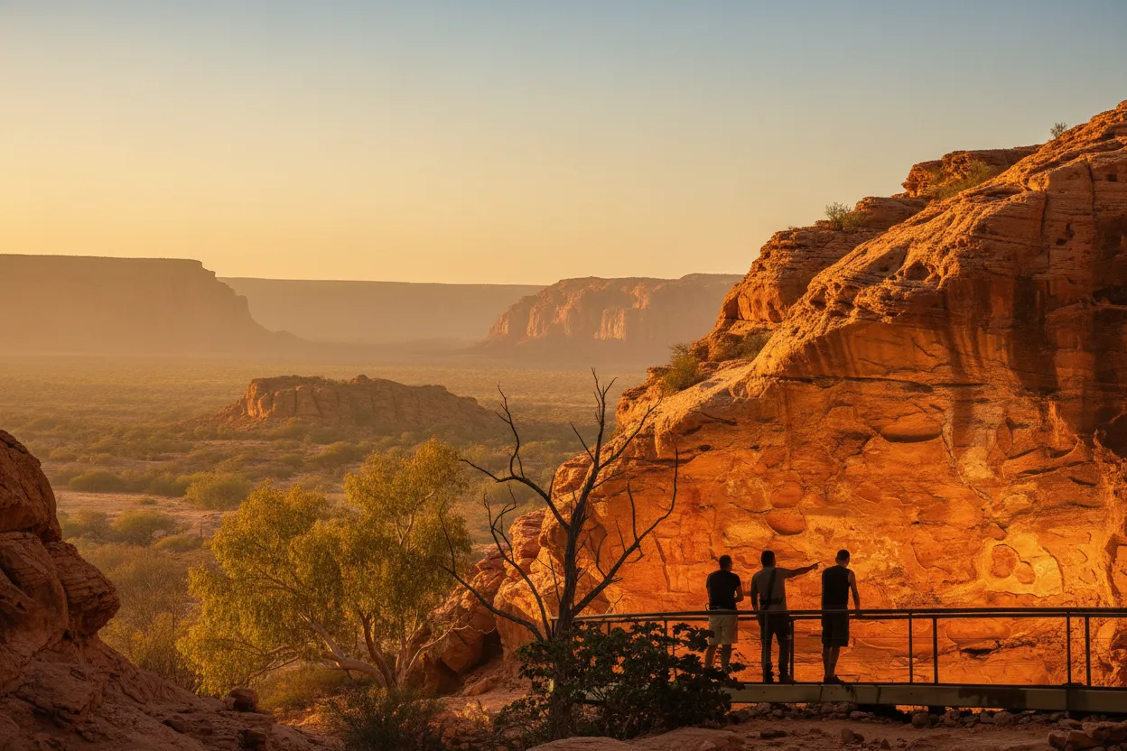 Deep within Brazil's dry sertão lies a national park protecting one of the largest and oldest concentrations of prehistoric rock art in the Americas, with some paintings dating back 25,000 years, depicting enigmatic rituals and bizarre creatures.
