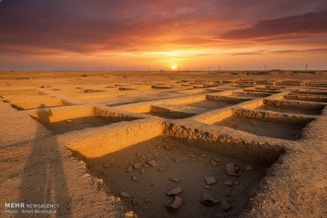 Unearth the secrets of a 5,000-year-old desert metropolis that mysteriously vanished, leaving behind the world's first artificial eyeball and evidence of ancient brain surgery.