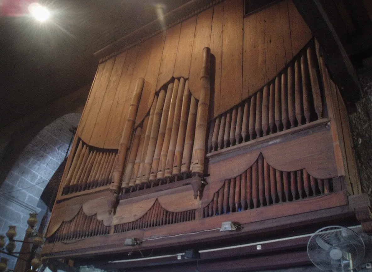 The exterior facade of the historic St. Joseph Parish Church in Las Piñas, home to the Bamboo Organ.