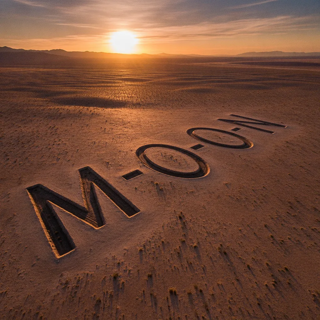 Imagine stumbling upon enormous, hand-carved letters spelling 'M-O-O-N' stretching across the desolate Nevada desert, a testament to one man's decades-long solitary artistic pursuit.