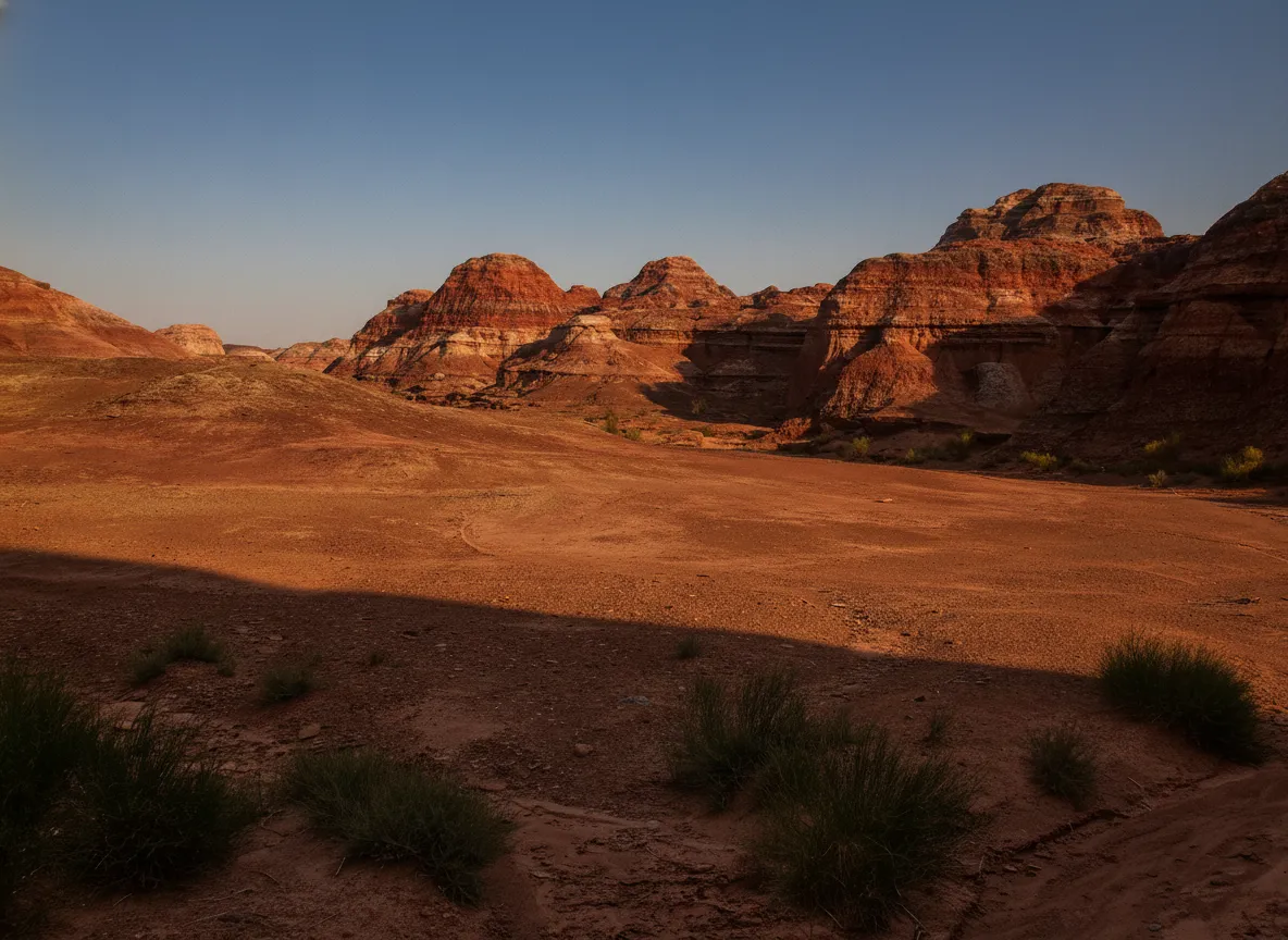 Step into a wind-carved phantom city in the heart of China's Gobi Desert, where geological formations moan like spirits and glow in iridescent hues.