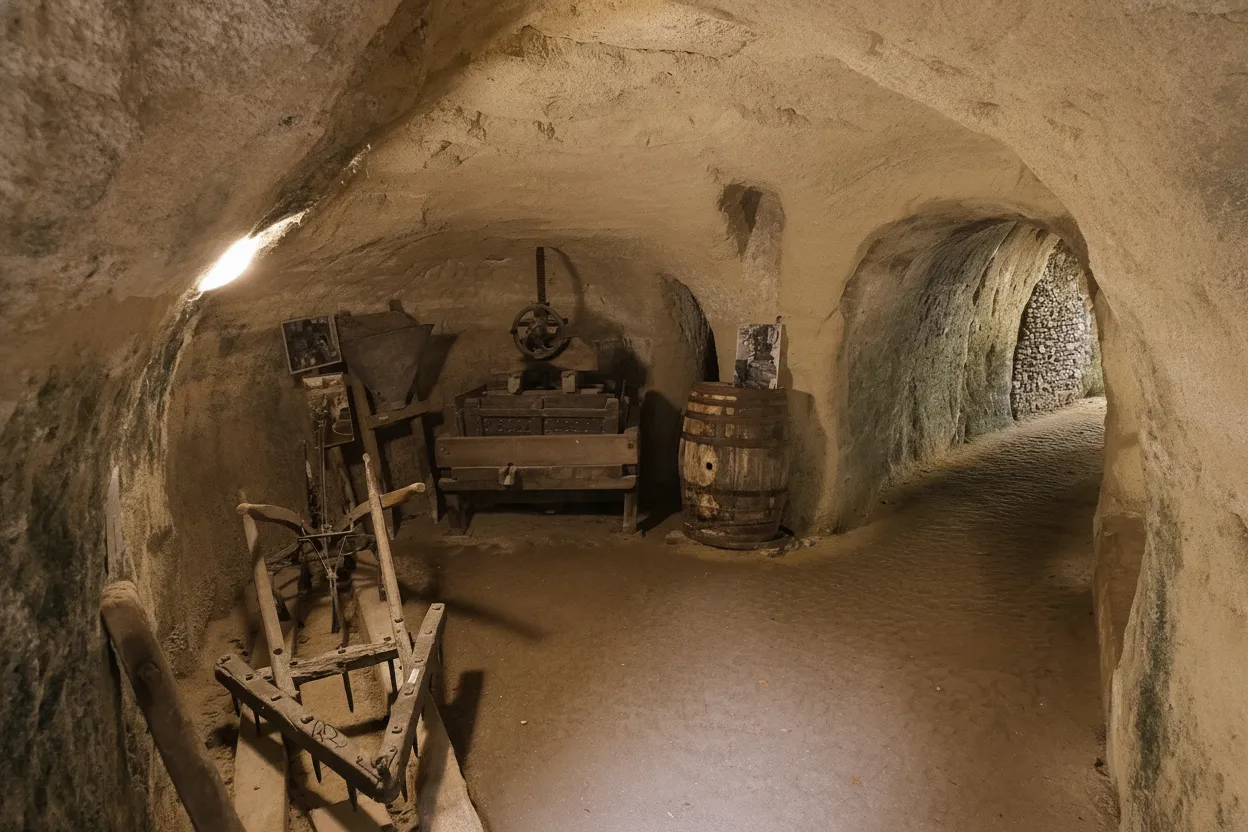 Imagine a village where homes aren't built *on* the earth, but carved directly *into* it, creating a subterranean world still echoing with centuries of human life.